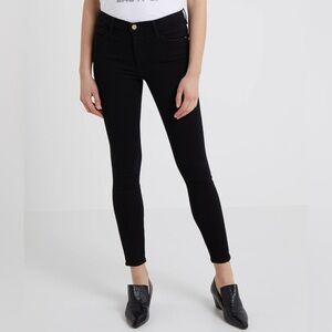 Frame Le High Skinny Film Noir Jeans